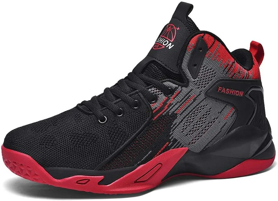 2021 Summer high top Breathable Casual Versatile Shock Absorption Sports Shoes Running Shoes Trend Men's Shoes Basketball Shoes