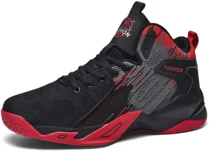 2021 Summer high top Breathable Casual Versatile Shock Absorption Sports Shoes Running Shoes Trend Men's Shoes Basketball Shoes