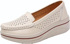 2025 Summer Slip on Loafers for Women Mesh Comfortable Platform Sneakers Business Casual Outdoor Travel Walking Shoes