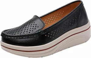 2025 Summer Slip on Loafers for Women Mesh Comfortable Platform Sneakers Business Casual Outdoor Travel Walking Shoes