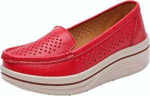 2025 Summer Slip on Loafers for Women Mesh Comfortable Platform Sneakers Business Casual Outdoor Travel Walking Shoes