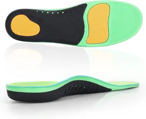 Arch Orthotic Insoles Men's High Arch Support Orthotic Insoles Pain Relief and Plantar Fasciitis Insoles Suitable for Work Boots Sneakers Improved Comfort, Stability (L (Men 8-12/Women 9-13))