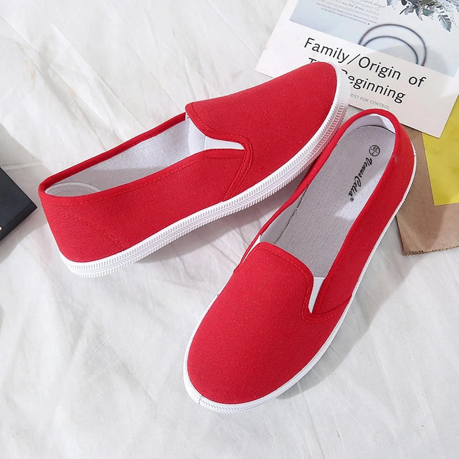 Barefoot Shoes Women Wide Women Loafers Comfortable Round Toe Flats ComfortableFashion Casual Comfy Soft Christmas Print Shoes Women Basketball Shoes for Men