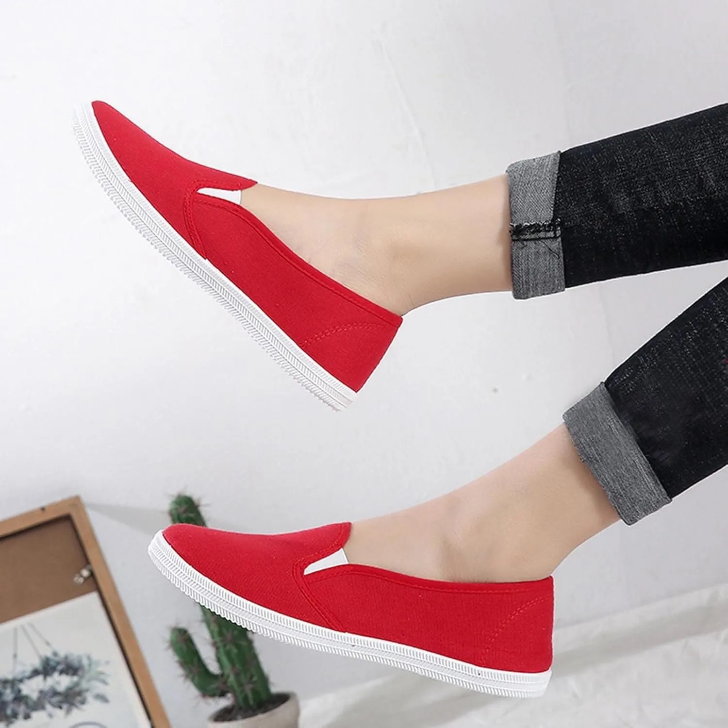Barefoot Shoes Women Wide Women Loafers Comfortable Round Toe Flats ComfortableFashion Casual Comfy Soft Christmas Print Shoes Women Basketball Shoes for Men