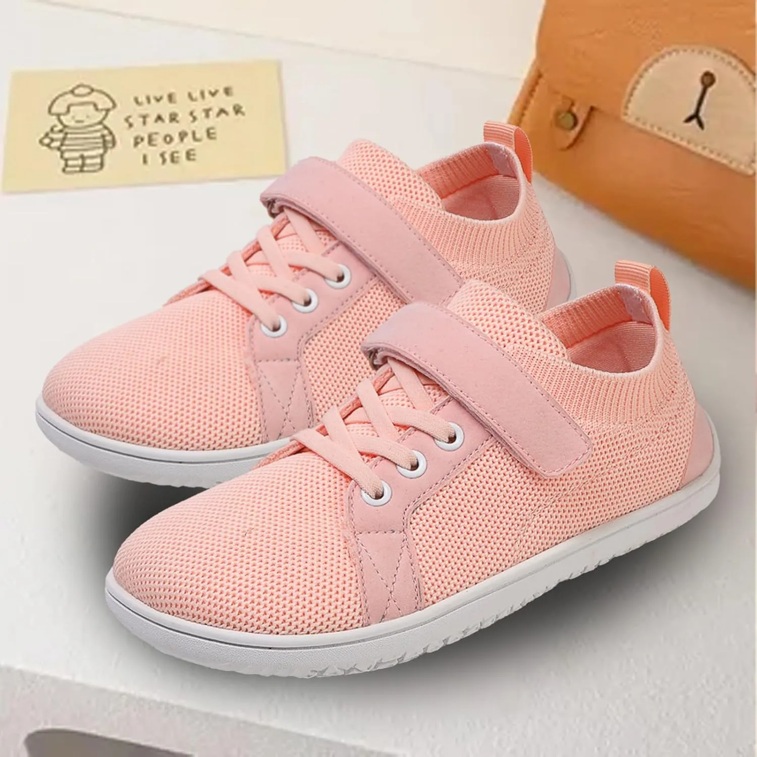 Boys Girls Wide Toe Leisure Sports Running Shoes Kids Non Slip Lightweight Comfortable Solid Big Girls Shoes Size 8