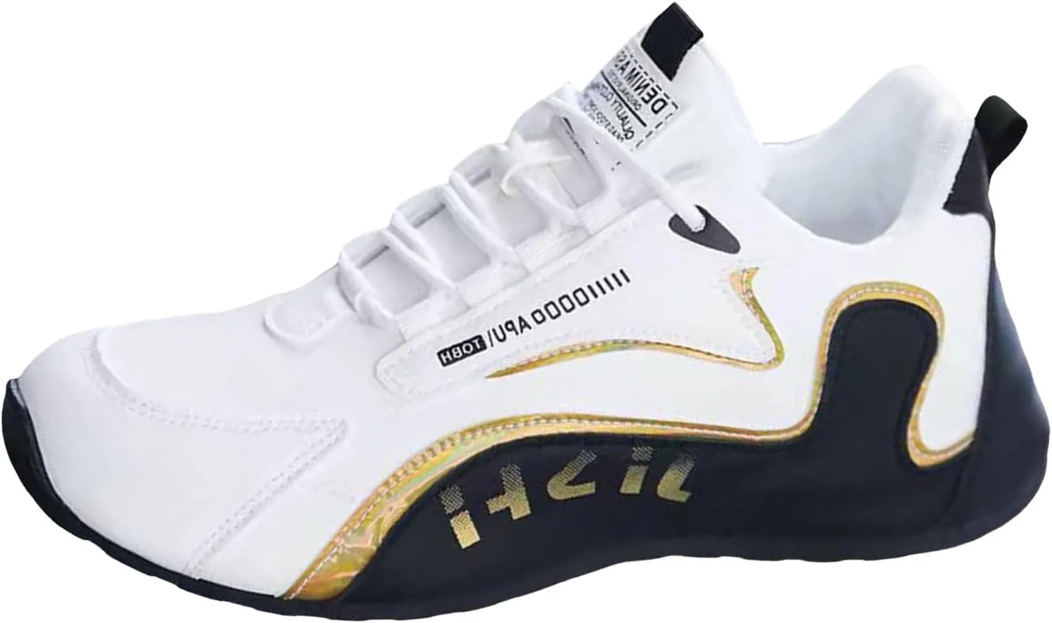 Breathable Dress Sneaker Men's Shoes Casual New Men's Shoes White Fashionable Sports Leather for