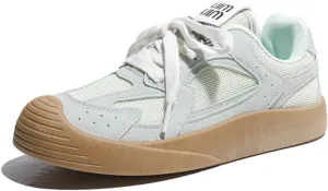 Breathable Mesh Cute Skate Sneakers – Lightweight & Stylish Casual Shoes for Women – Comfortable Non-Slip Fashion Sneakers for Everyday Wear