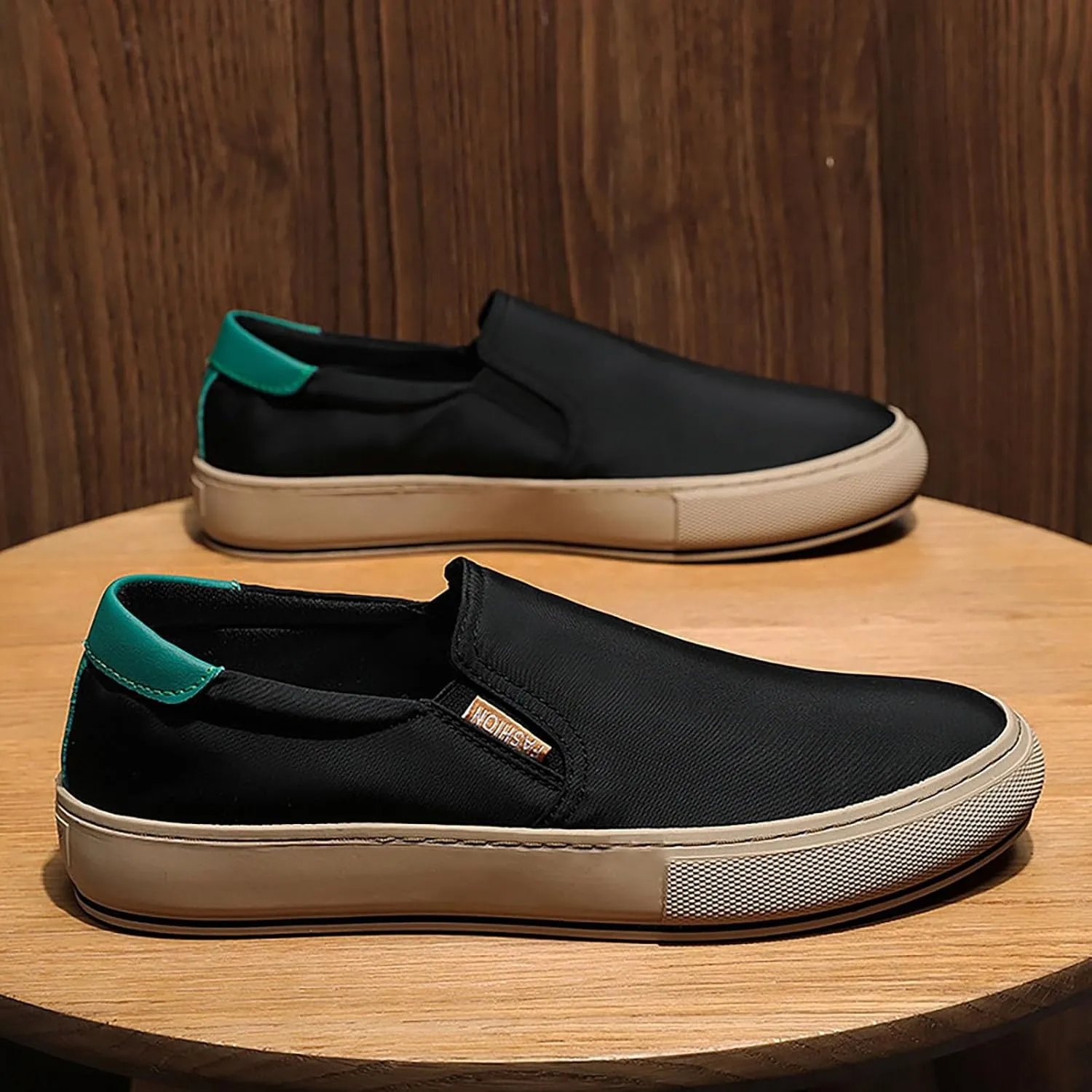 Canvas Summer Men's Shoes Korean Version of The Trend of Ice Cloth Breathable Board Shoes Casual Mid Top Mens