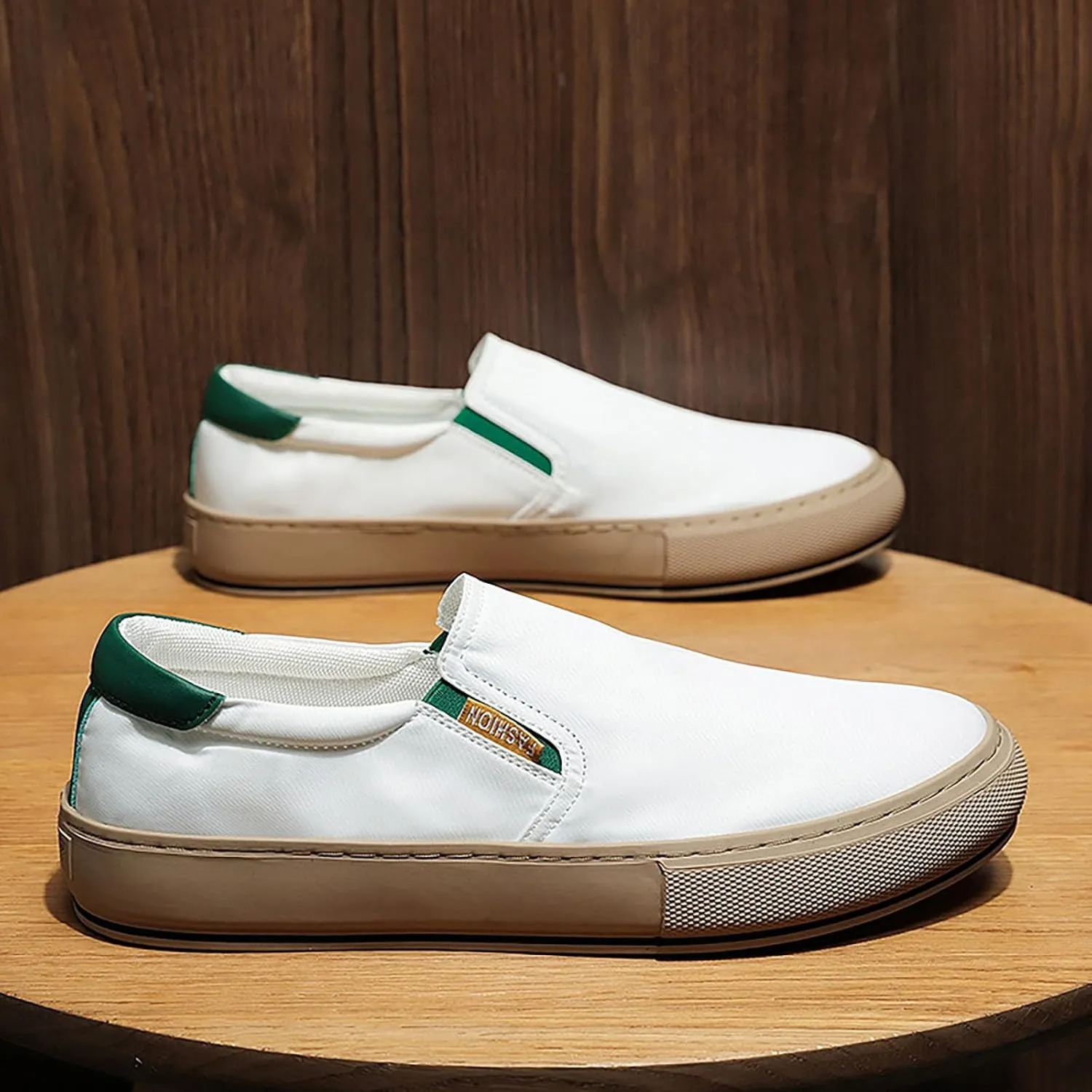 Canvas Summer Men's Shoes Korean Version of The Trend of Ice Cloth Breathable Board Shoes Casual Mid Top Mens