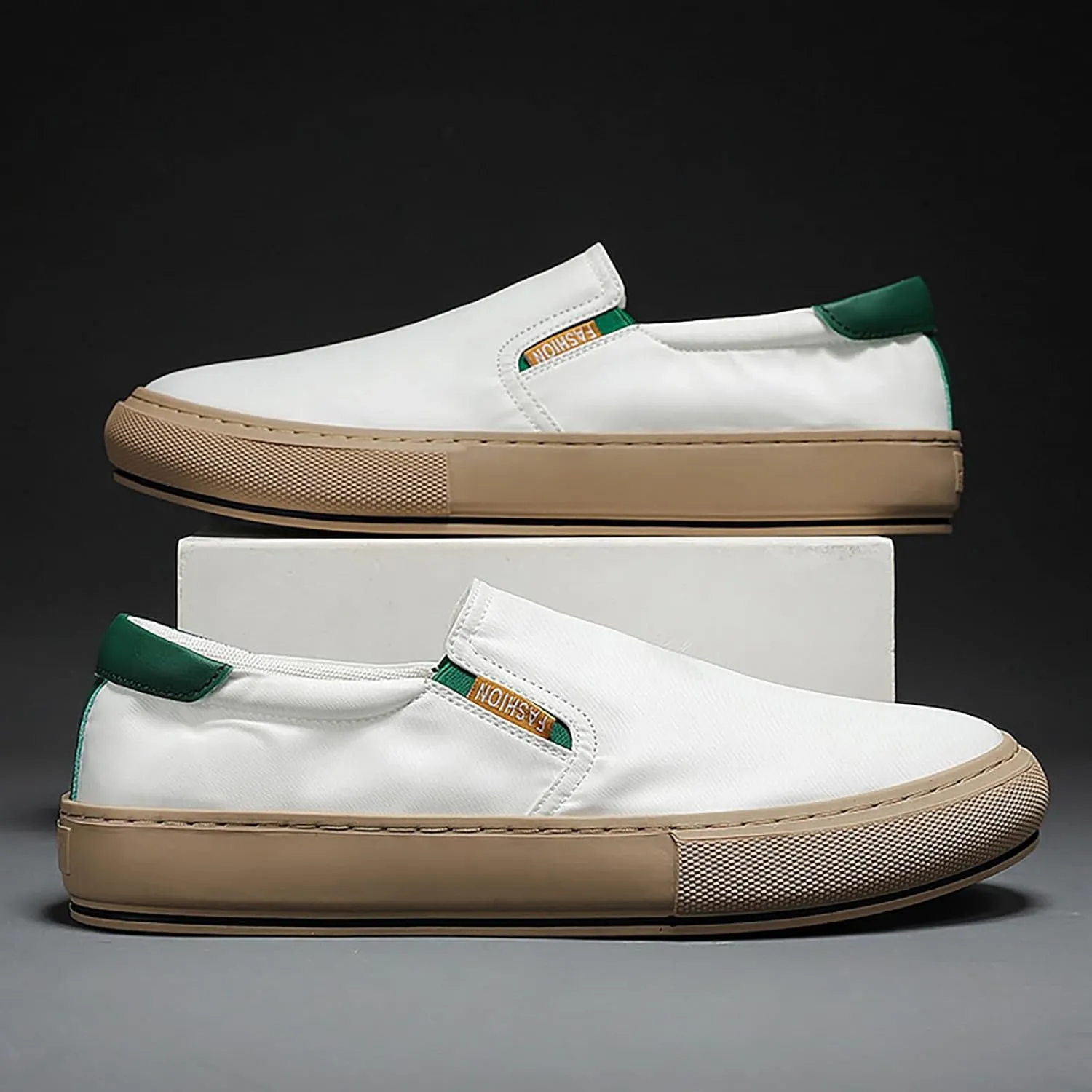 Canvas Summer Men's Shoes Korean Version of The Trend of Ice Cloth Breathable Board Shoes Casual Mid Top Mens