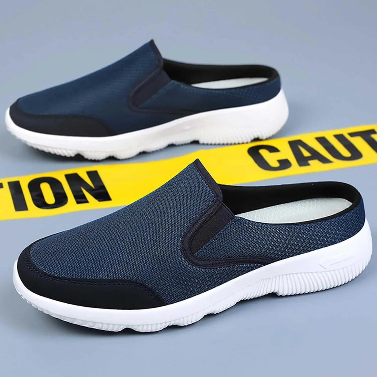 Casual Walking Shoes Men's Comfortable and Breathable Slip On Casual Shoes
