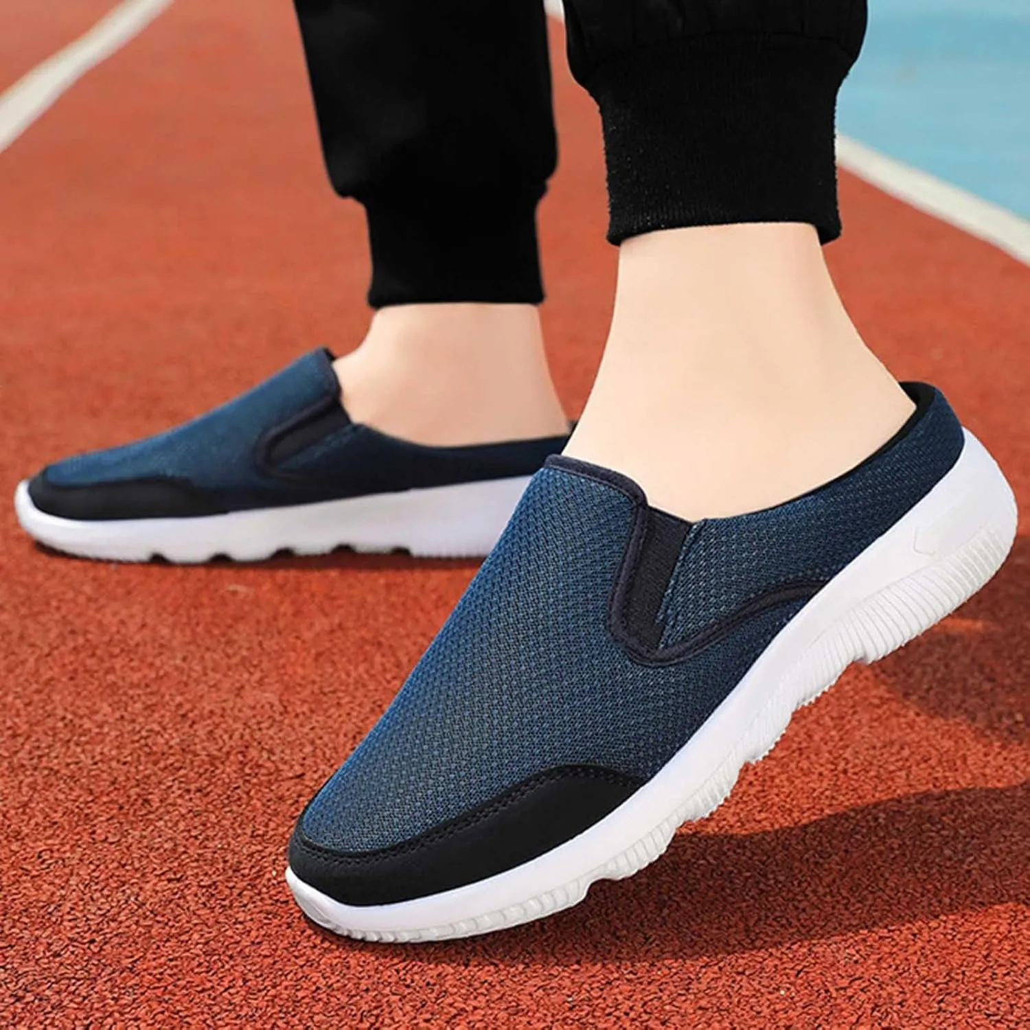 Casual Walking Shoes Men's Comfortable and Breathable Slip On Casual Shoes