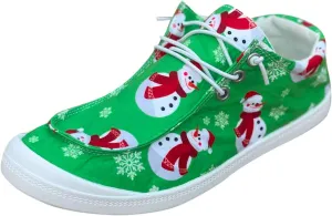 Christmas Tennis Shoes for Women Dress Sneakers Men Wide Loafers for Men Christmas Canvas Shoes Women Indoor and Outdoor Soft Sole Fashion Daily Deals