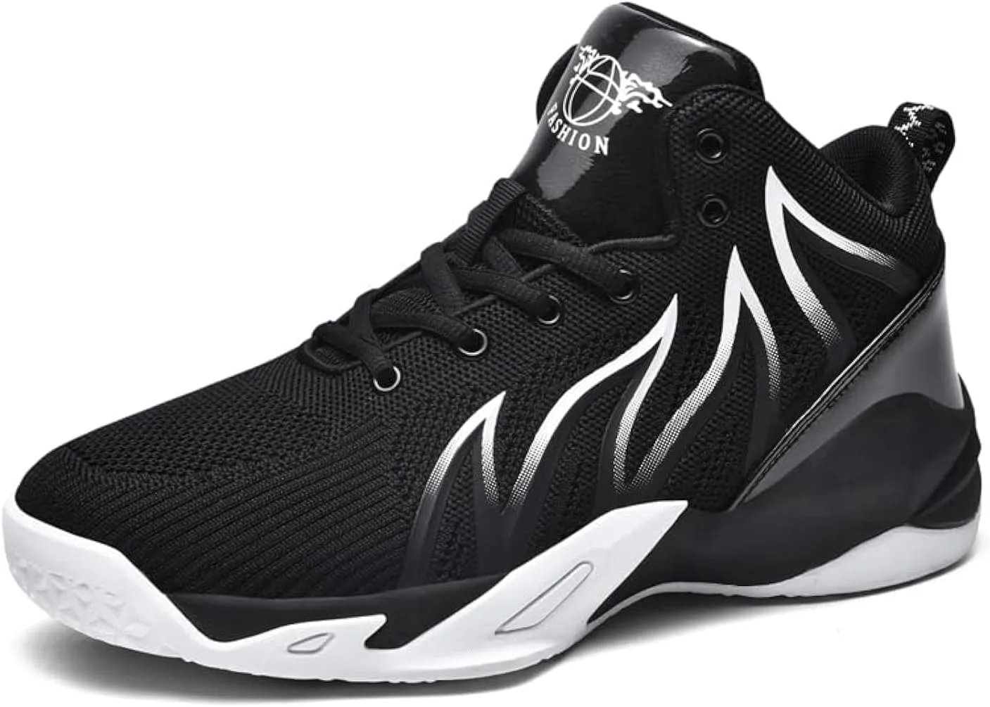 CJSPORX Men's Basketball Shoes Breathable Non-Slip Sneakers Fashionable Sports