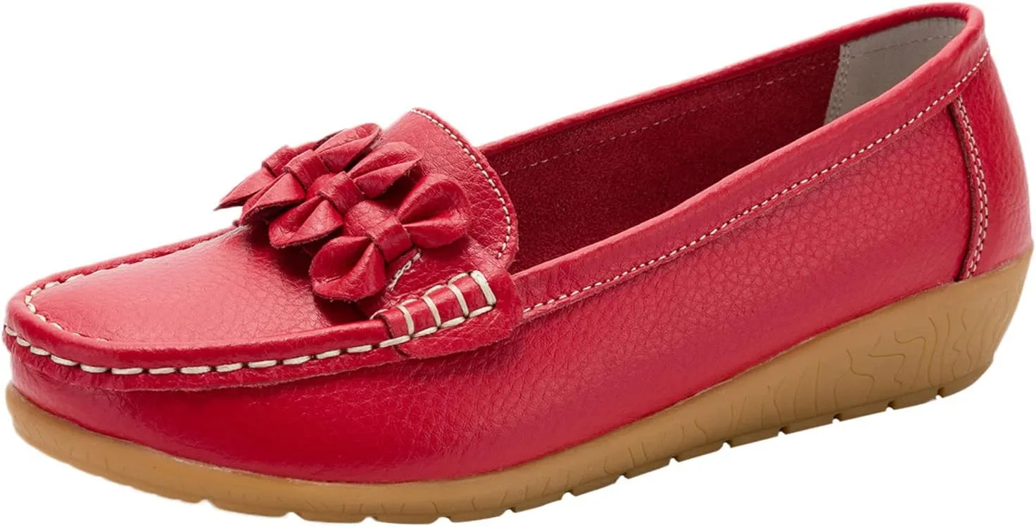 Dress Shoes for Women Low Heels Comfortable Women Loafers Slip on Non Slip Low Top CasualCover Heel Round Toe Womens Christmas Shoes Tennis Shoes Womens