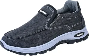 Fashion Sneakers Comfortable Men's Shoes Breathable Solid Color Casual Soft Sole Comfortable Simple Walking Shoes