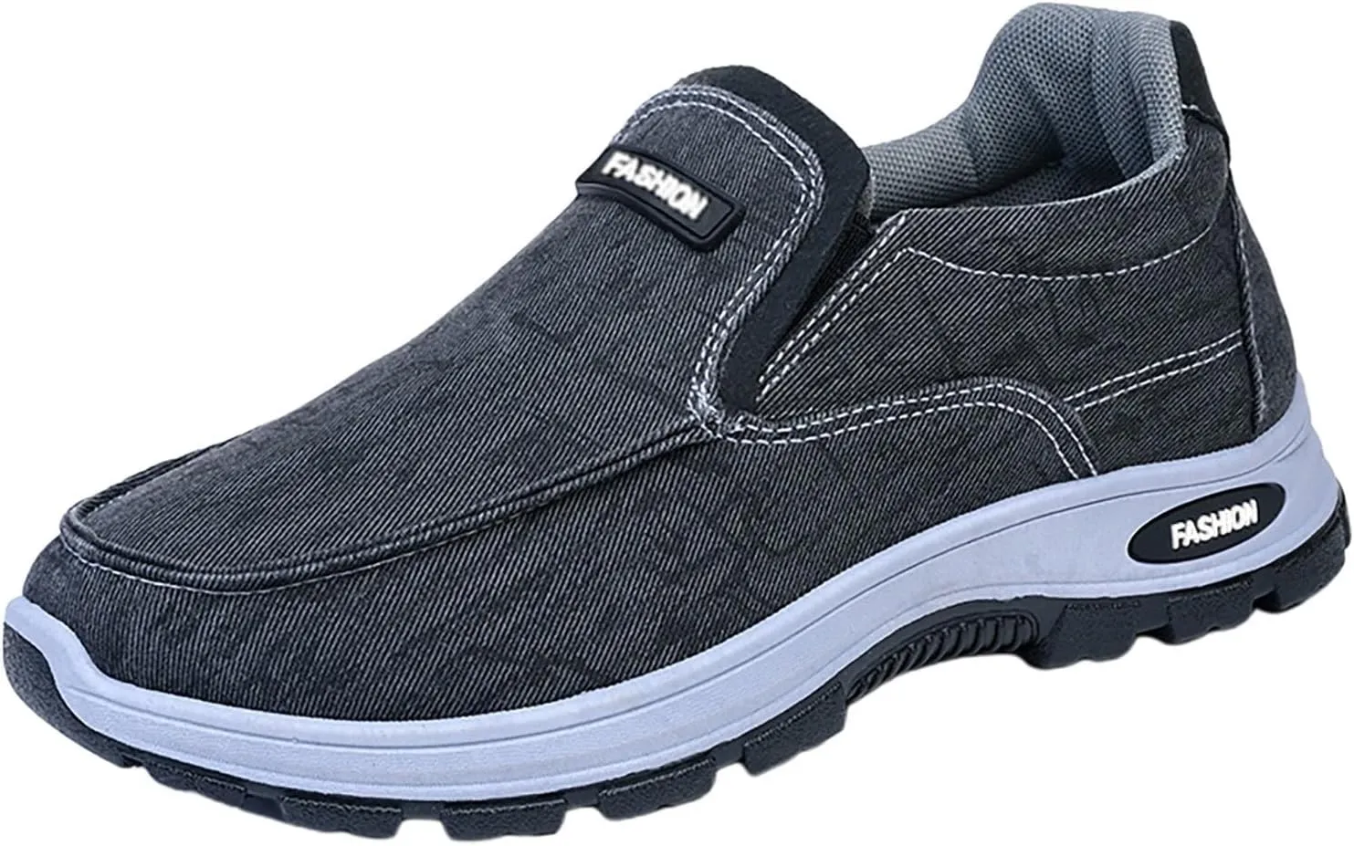 Fashion Sneakers Comfortable Men's Shoes Breathable Solid Color Casual Soft Sole Comfortable Simple Walking Shoes