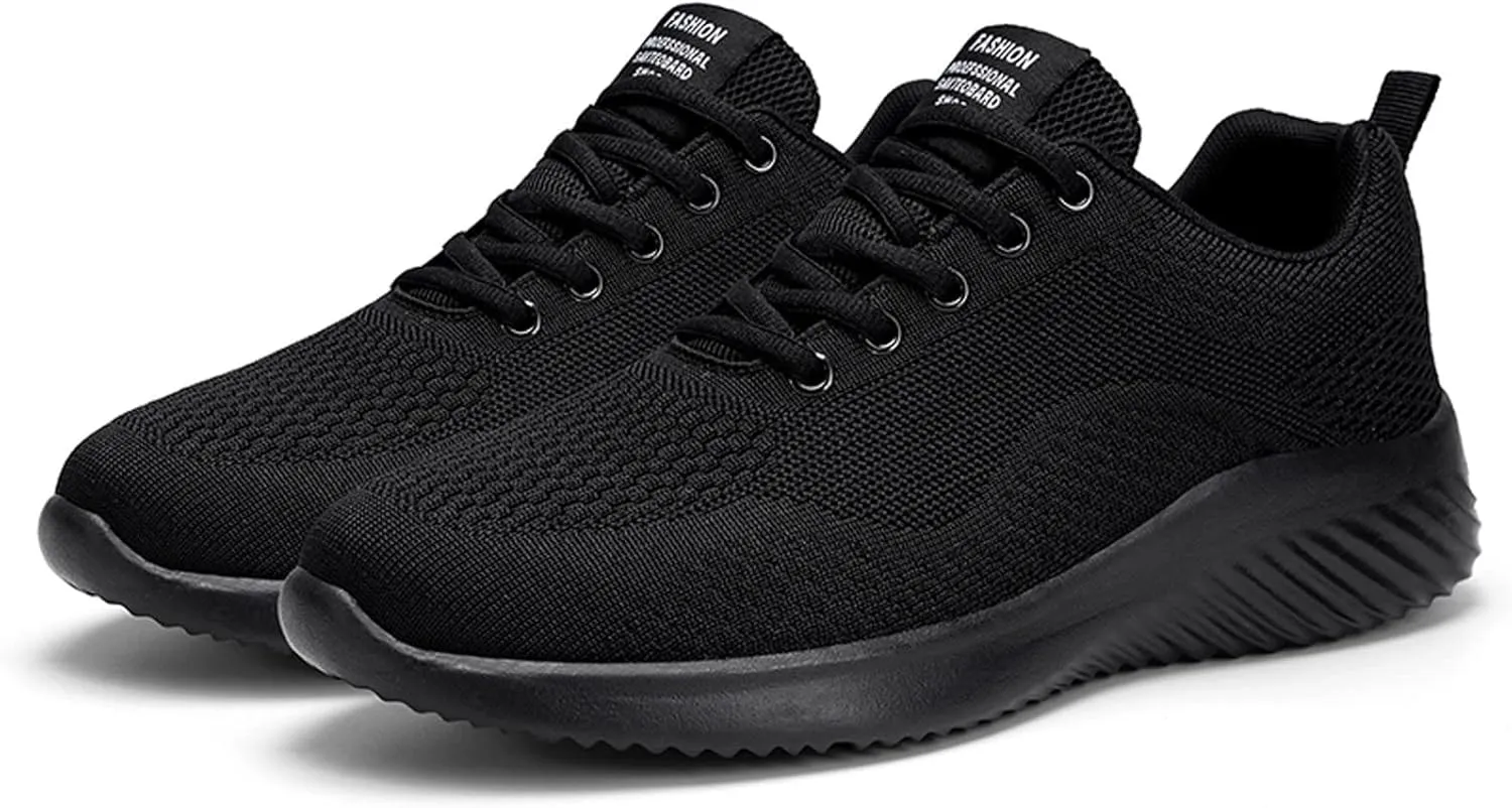 Fashion Sneakers Shoes Fashion Men Mesh Mountaineering Casual Sport Shoes Lace Up Solid Color Running Breathable Soft