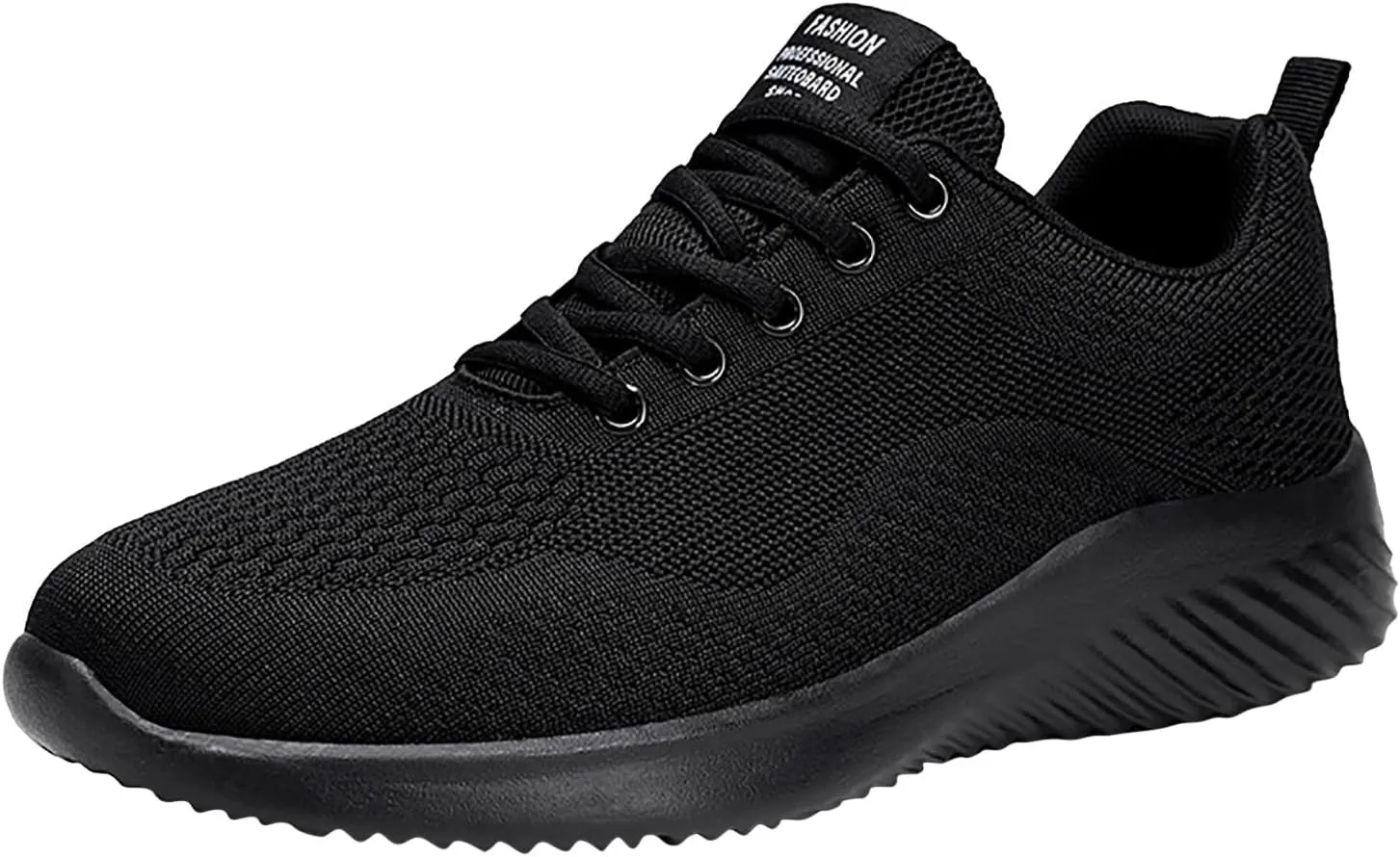 Fashion Sneakers Shoes Fashion Men Mesh Mountaineering Casual Sport Shoes Lace Up Solid Color Running Breathable Soft