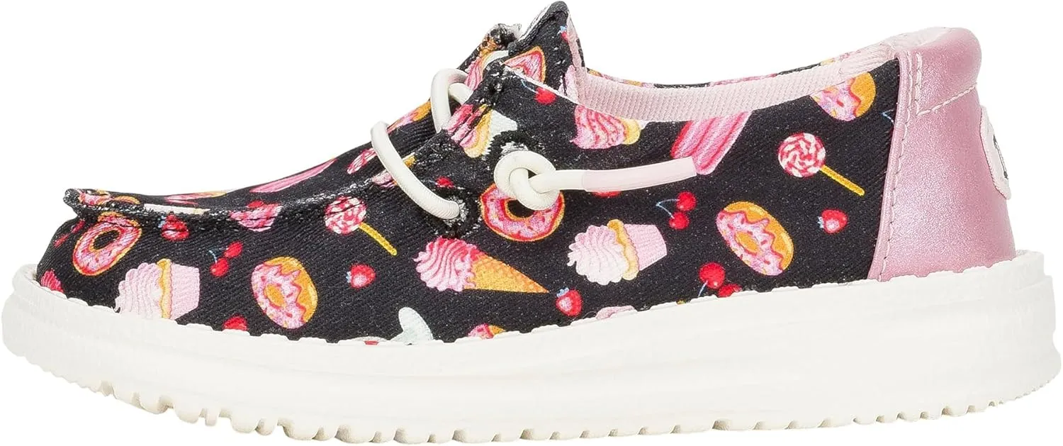 Hey Dude Kids Wendy Sweet Treat Loafers for Toddler Girls - Breathable & Comfortable