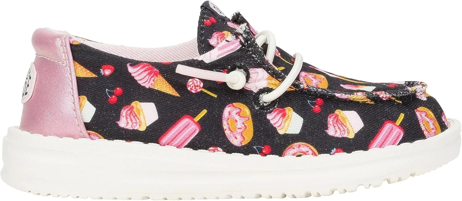 Hey Dude Kids Wendy Sweet Treat Loafers for Toddler Girls - Breathable & Comfortable