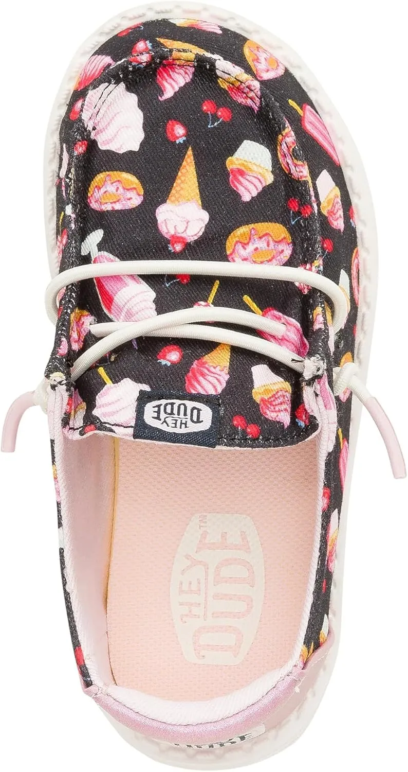 Hey Dude Kids Wendy Sweet Treat Loafers for Toddler Girls - Breathable & Comfortable