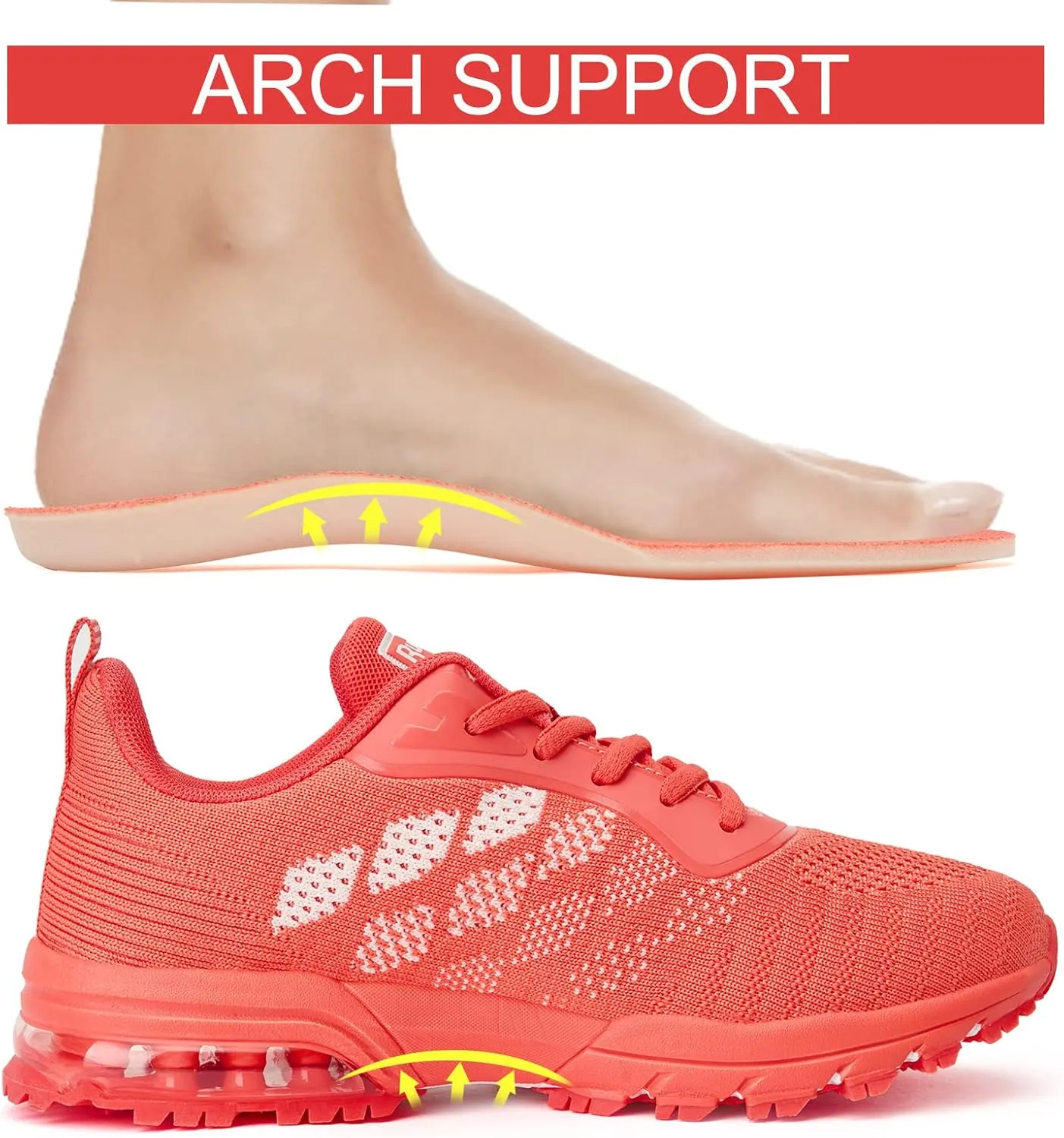 KPP Running Shoes, Black/Purple, Breathable Mesh, Cushioning