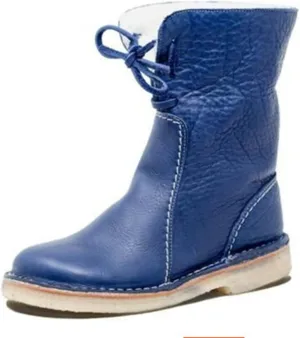 Ladmiple Winter Boots For Women Fashion Snow Mid Calf Boots Fur Lined Anti-Slip Outdoor Walking Warm Shoes Ankle Booties