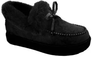 Lausiuoe Womens Winter Boots Size 9 Wide Women's Warm Snow Winter Fuzzy Ankle Booties Flat Cute Silp On Comfortable Casual Loafers Platform Sneakers Fashion Slippers