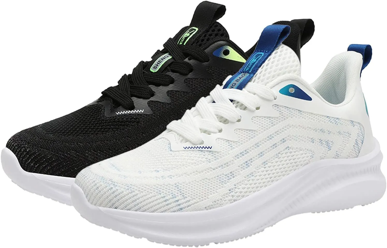 Lightweight Shoes Men Sports Shoes Fashion Color Blocking Four Seasons Casual Sports New Pattern Mesh Breathable