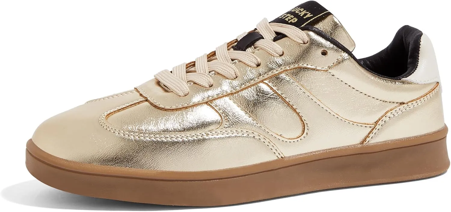 LUCKY STEP Women's Retro Fashion Sneakers Classic Casual Walking Shoes Non Slip Comfort Skate Shoes