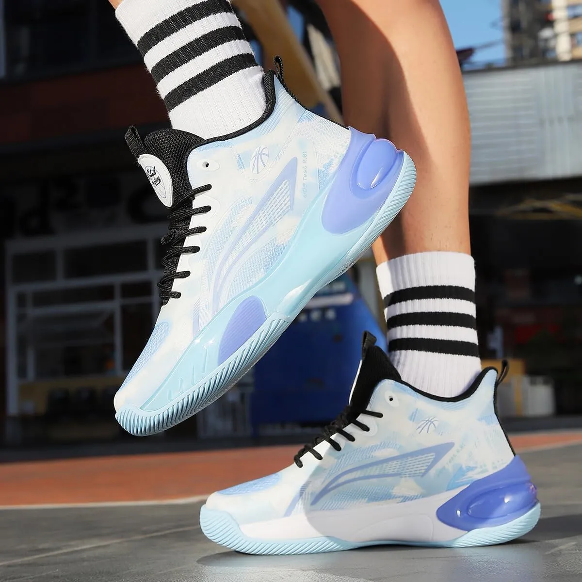 Mens Basketball Shoes Fashion Sneakers Athletic Comfortable Lightweight Non Slip Outdoor Sport Shoe