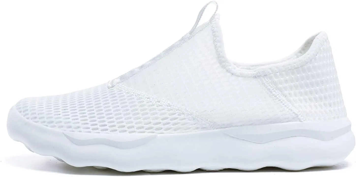 Men's Breathable Mesh Running Shoes Comfortable Breathable Lightweight Tennis Shoe Elastic Fly Woven Mesh Shoes