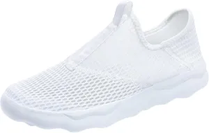 Men's Breathable Mesh Running Shoes Comfortable Breathable Lightweight Tennis Shoe Elastic Fly Woven Mesh Shoes