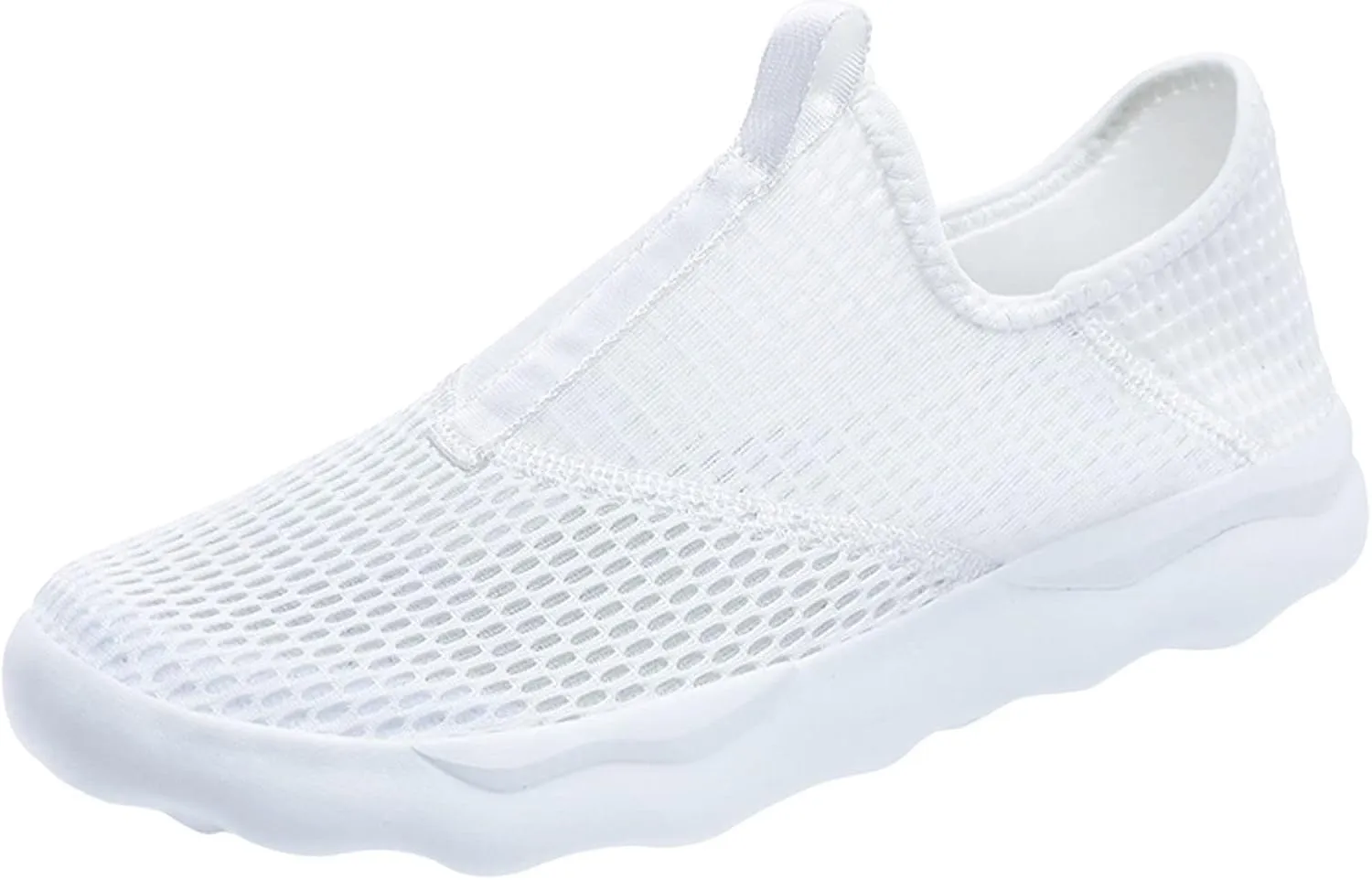 Men's Breathable Mesh Running Shoes Comfortable Breathable Lightweight Tennis Shoe Elastic Fly Woven Mesh Shoes