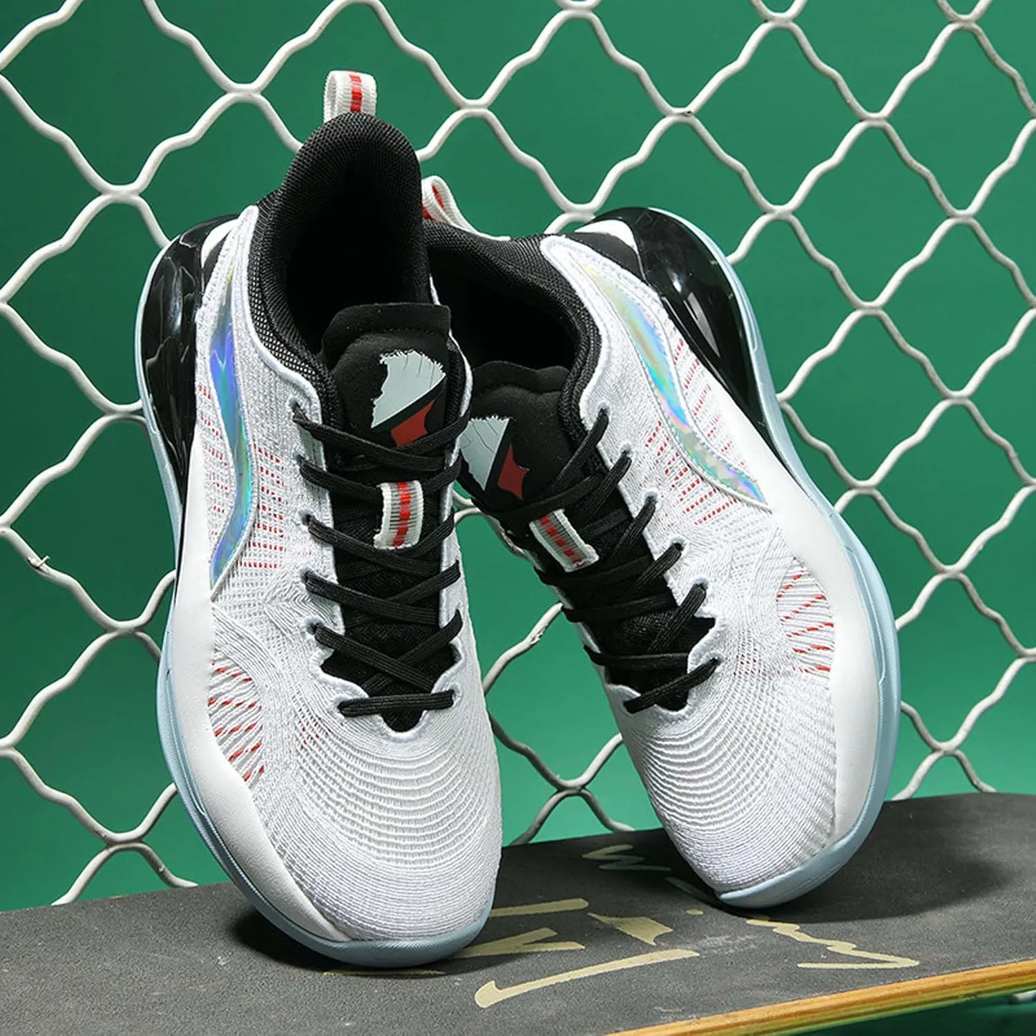 Men's Casual Sneakers Light Breathable Mesh Basketball Shoes Non-Slip Training Running Shoes Outdoor Casual Walking Men's Shoes