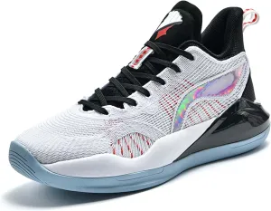 Men's Casual Sneakers Light Breathable Mesh Basketball Shoes Non-Slip Training Running Shoes Outdoor Casual Walking Men's Shoes