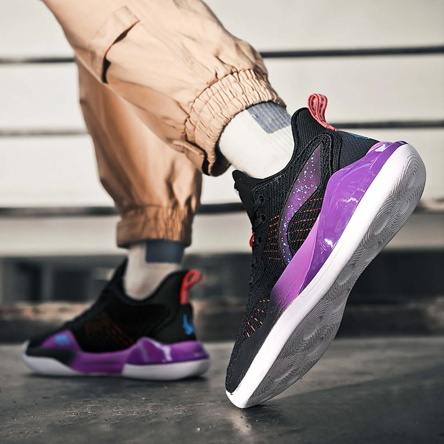 Men's Casual Sneakers Light Breathable Mesh Basketball Shoes Non-Slip Training Running Shoes Outdoor Casual Walking Men's Shoes