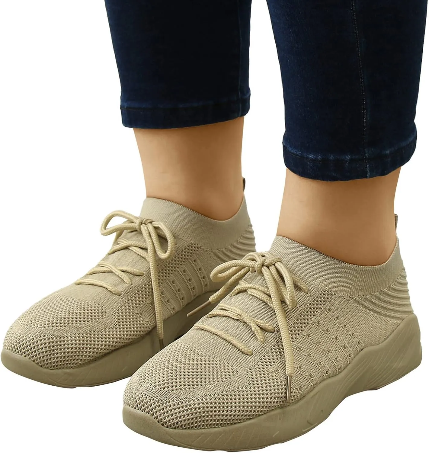 Mens Dress Shoes Mesh Casual Dress Shoes White Platform Sneakers Women's Soft Sole Mesh Comfort Orthopedic Brown Tennis Shoe Cross Trainer Shoe