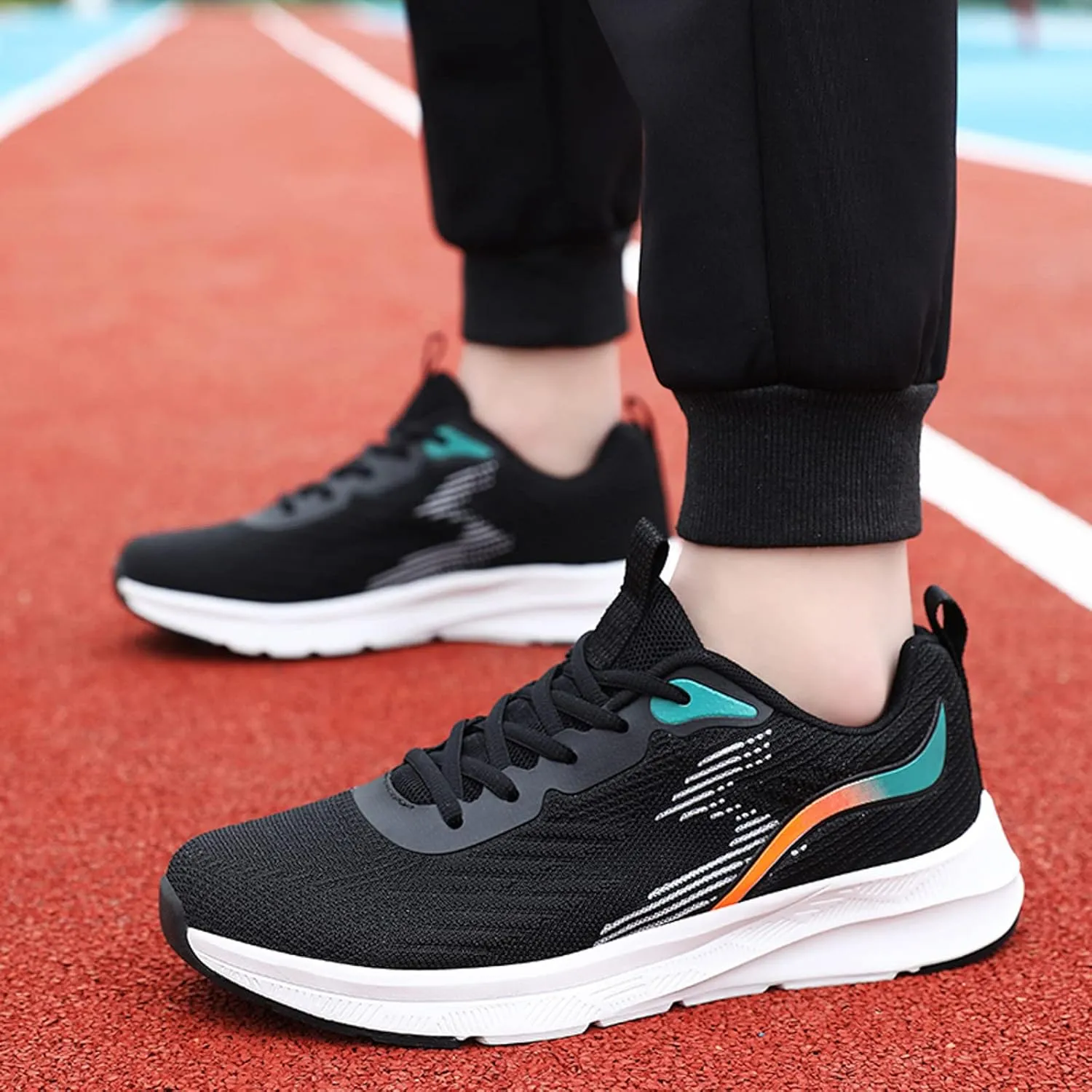 Men’s Everyday Sneakers Men Sports Shoes Fashion Summer New Pattern Mesh Breathable and Comfortable Flat Bottom Non Slip