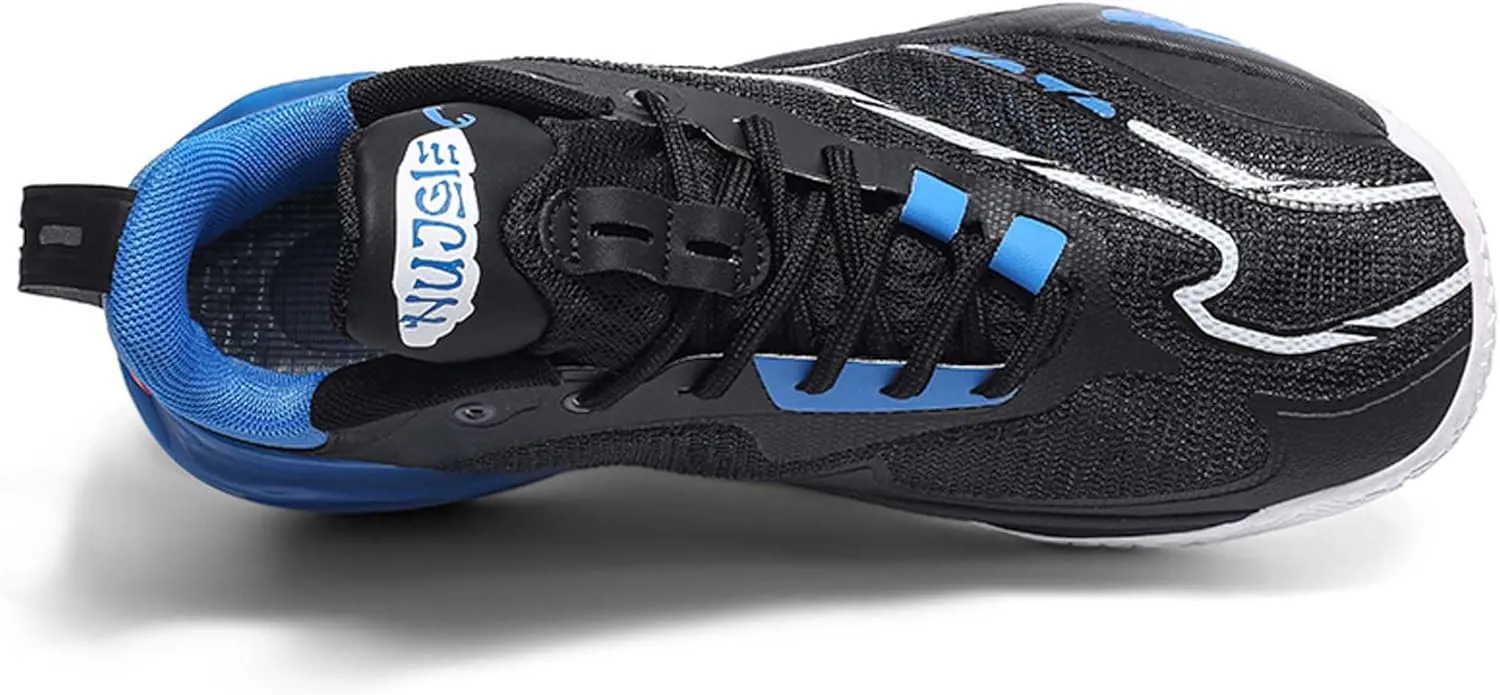 Men's Lace-up Basketball Shoes Anti-Slip Breathable Running Shoes Women's High Top Basketball Shoes Youth Outdoor Sports Basketball Shoes Fashion Sneakers