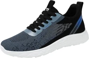 Men's Lightweight Non Slip Barefoot Shoes Business Mesh Breathable Walking Shoe Arch Support Plantar Fasciitis