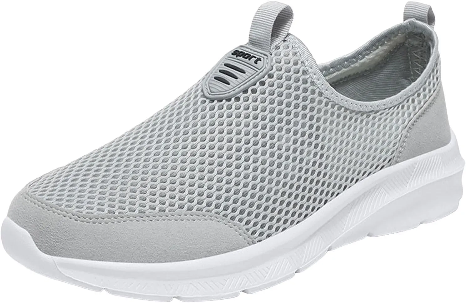 Mens Loafers & Slip-Ons Fashion Summer Men Sports Shoes Breathable Mesh Shallow Mouth Casual Shoes