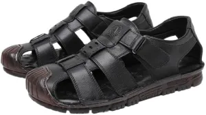 Men's Loafers Comfort Breathable Slip On Hollow Sandals Walking Shoes Summer Breathable Driving Shoes