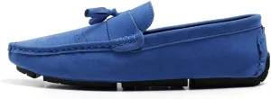 Mens Loafers Shoe Nubuck Leather Tassel Penny Driving Loafers Flexible Flat Heel Resistant Wedding Slip On