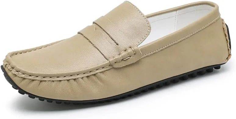 Men's Loafers Shoes PU Leather Penny Driving Loafers Slip Resistant Anti-Slip Flexible Outdoor Slip-on