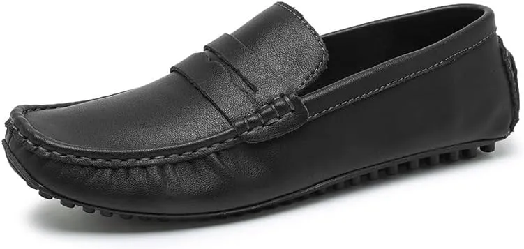 Men's Loafers Shoes PU Leather Penny Driving Loafers Slip Resistant Anti-Slip Flexible Outdoor Slip-on