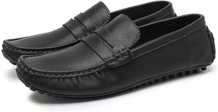 Men's Loafers Shoes PU Leather Penny Driving Loafers Slip Resistant Anti-Slip Flexible Outdoor Slip-on