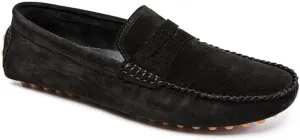 Men's Loafers Shoes Round Toe Suede Vamp Penny Driving Loafers Moc Shoes Resistant Lightweight Flexible Party Prom Slip On