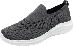 Mens Minimalist Shoes Breathable Mesh Loafers Comfortable Flat Bottomed Minimalist Shoes Slip On Sneaker